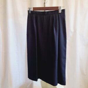 Oleg Cassini Black Pencil Skirt